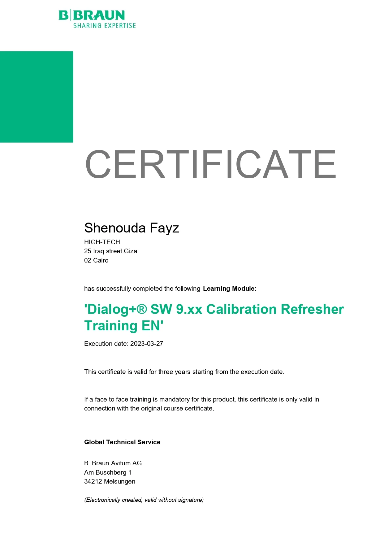 Dialog+ SW 9.xx Refresher Training 2021 - EN